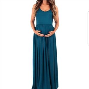 Rags & Couture Maternity Maxi Dress. Medium. NWOT